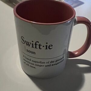 Swiftie Pink and White Coffee Mug